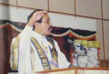Dr. V. S. Ramachandran delivers a speech at the 41st convocation, 2004