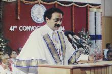 Dr. V. S. Ramachandran speaks at the 41st convocation, 2004