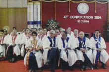 At the 41st convocation of IIT Madras, 2004