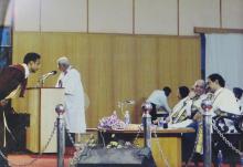 The stage of the Students Activities Centre, 41st convocation, 2004