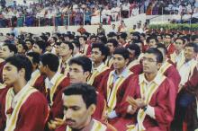 A section of the graduands at the 41st convocation, 2004