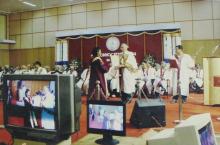 A view of the moment a degree is conferred at the 41st convocation, 2004