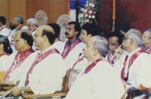 A section of the faculty members at the 41st convocation, 2004