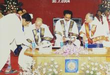 At the 41st convocation, Student Activities Centre (2004)