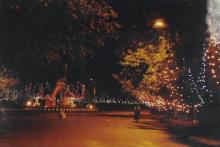 The Gajendra Circle decorated for the 41st convocation, 2004