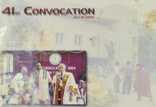 The back album cover of the 41st convocation, 2004