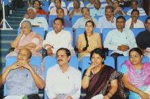 A photograph of the audience at the 50th Institute Day, 2009