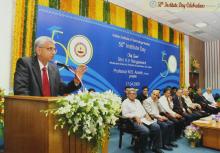 Mr. M. G. Parameswaran delivers a speech at the 50th Institute Day, 2009