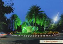 The Gajendra Circle decorated for the 50th Institute Day, 2009