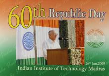 The album cover of the 60th Republic Day celebrations, 2009