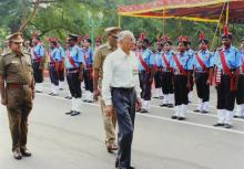 A moment from the 60th Republic Day celebration, 2009