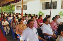 Audience members at the 60th Republic Day event, 2009