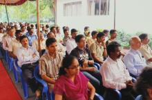 Audience members at the 60th Republic Day event, 2009