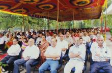 Members of the administration and faculty at the 60th Republic Day event, 2009