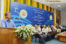  Prof. Bhaskar Ramamurthi speaks at the 50th Institute Day, 2009