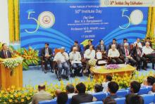 Mr. K. V. Rangaswami speaks at the 50th Institute Day event, 2009