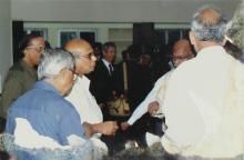 Refreshments during the MoU (Kyushu University and IIT Madras) meeting, 2006