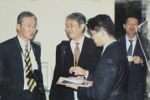 The Japanese delegation in conversation, MoU (IIT Madras and Kyushu University) meeting, 2006