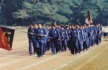 A march-past during the 12th Inter-IIT Staff Sports Meet, 2004