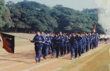March-past by IIT Bombay during the 12th Inter-IIT Staff Sports Meet, 2004
