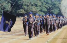 March-past by IIT Kharagpur during the 12th Inter-IIT Staff Sports Meet, 2004