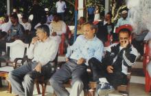 Audience members at the 12th Inter-IIT Staff Sports Meet, 2004