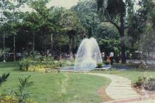 A landscape design at the Student Activities Centre (SAC) for the 42nd Convocation, 2005