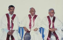 Faculty members at the 42nd Convocation, 2005