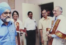 A moment from the 42nd Convocation, 2005