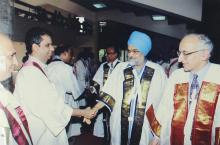 An interaction with the distinguished guests at the 42nd Convocation, 2005