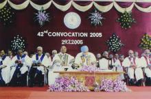 At the 42nd Convocation of IIT Madras, 2004