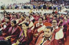 Some of the graduands at the 42nd Convocation, 2005