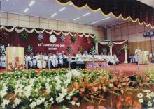 A view of the stage during the 42nd Convocation ceremony, 2005