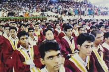 Some of the graduating students photographed at the 42nd Convocation, 2005