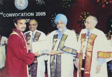 At the 42nd Convocation of IIT Madras, 2005