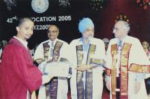 At the 42nd Convocation of IIT Madras, 2005