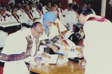 On the stage at the 42nd Convocation of IIT Madras, 2005