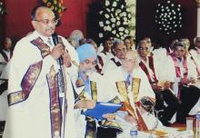 Dr. A. E. Muthunayagam at the 42nd Convocation, 2005