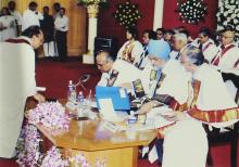 Photograph taken during the 42nd Convocation ceremony, 2005