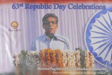 The album cover of the 63rd Republic Day celebrations, 2012
