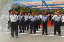 TEXCO security officers take part in the security officers’ parade, 63rd Republic Day (2012)