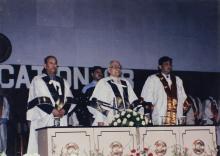 A moment from the 35th Convocation, 1998