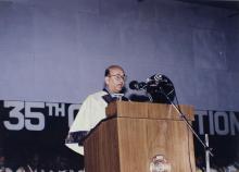 At the 35th Convocation, 1998