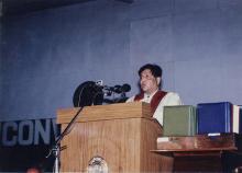Prof. R. Natarajan speaks at the 35th Convocation, 1998