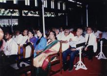Audience members at the 35th Convocation, 1998