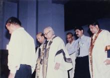 The distinguished guests at the 35th Convocation, 1998