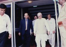Mr. Krishan Kant at the Student Activities Centre (SAC), 35th Convocation (1998)