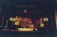 A band performs at the rock show (possibly) at Saarang 2000