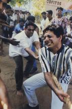 Tug of war in progress at Saarang 2000
