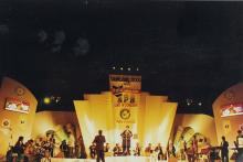 S. P. Balasubrahmanyam performing during the Popular Night programme at Saarang 2000